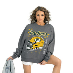NFL Green Bay Packers Gameday Couture Women's Ready to Rumble Premium Fleece Pullover Sweatshirt
