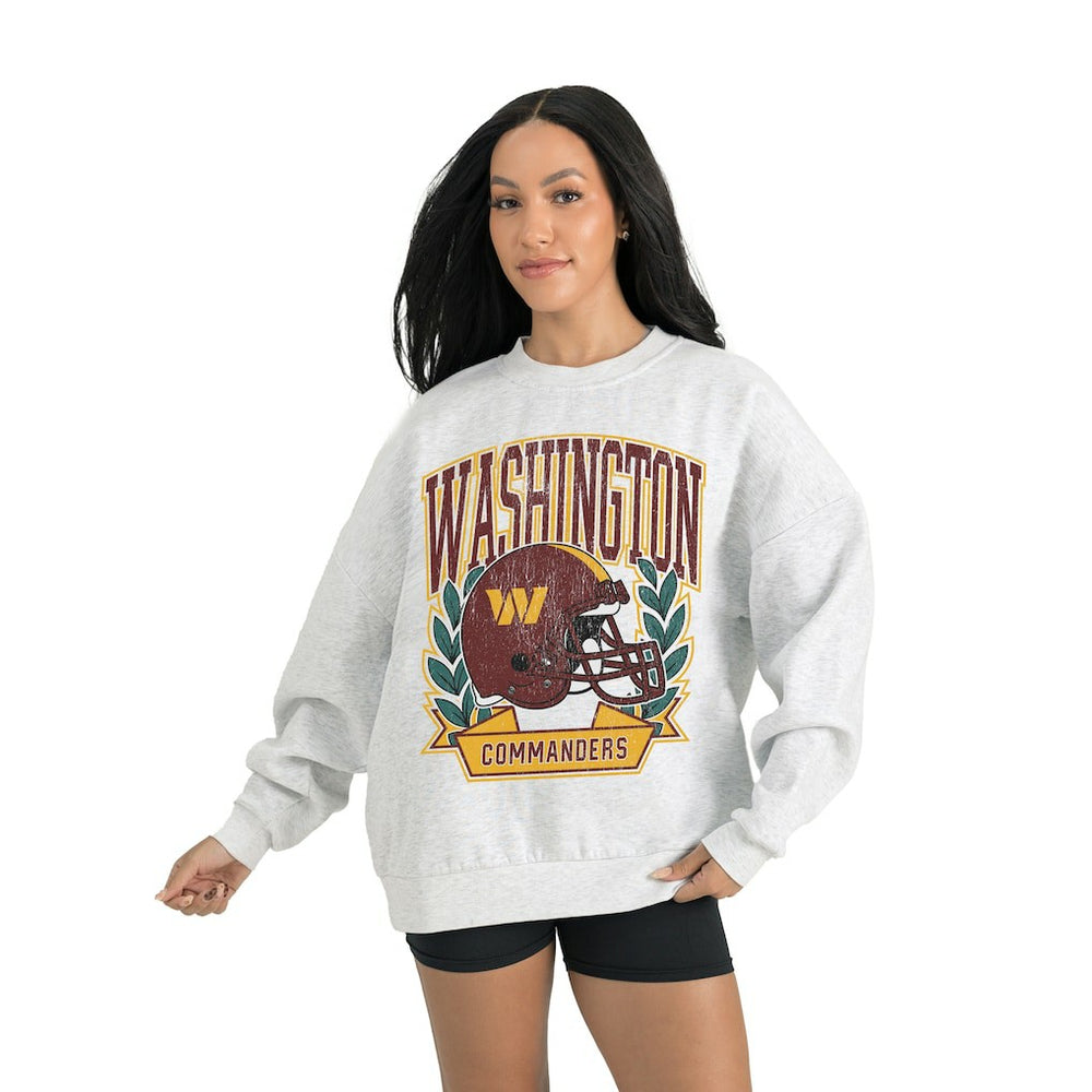 NFL Washington Commanders Gameday Couture Women's Heritage Premium Fleece Pullover Sweatshirt