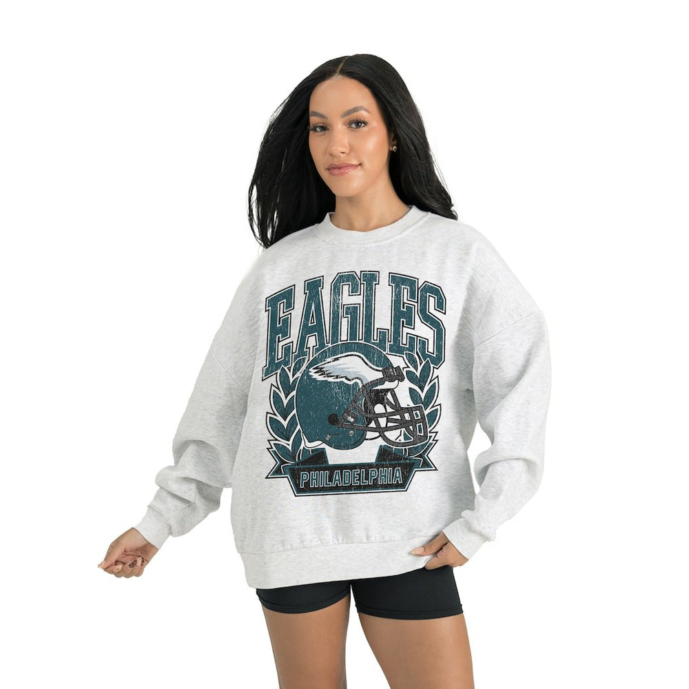 NFL Philadelphia Eagles Gameday Couture Women's Heritage Premium Fleece Pullover Sweatshirt