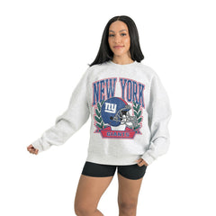NFL New York Giants Gameday Couture Women's Heritage Premium Fleece Pullover Sweatshirt