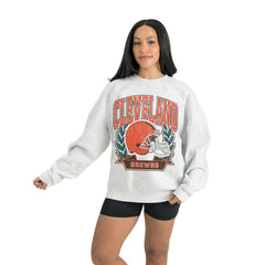 NFL Cleveland Browns Gameday Couture Women's Heritage Premium Fleece Pullover Sweatshirt