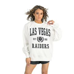 NFL Las Vegas Raiders Gameday Couture Women's Timeless Triumph Premium Fleece Pullover Sweatshirt