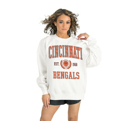 NFL Cincinnati Bengals Gameday Couture Women's Timeless Triumph Premium Fleece Pullover Sweatshirt