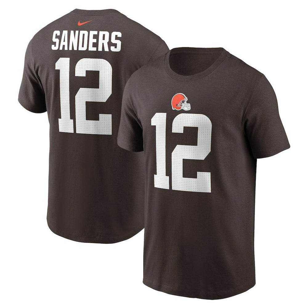 NFL Cleveland Browns Shedeur Sanders Youth 2025 NFL Draft Player Name & Number T-Shirt