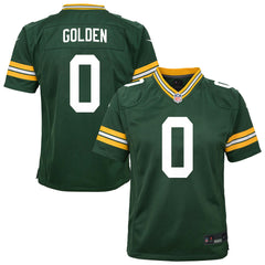 NFL Green Bay Packers Matthew Golden Youth Team Game Jersey