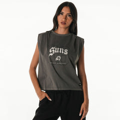 Phoenix Suns The Wild Collective Unisex 2025/26 City Edition Boxy Cropped Darted Tank Top - Gray online