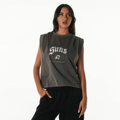 Phoenix Suns The Wild Collective Unisex 2025/26 City Edition Boxy Cropped Darted Tank Top - Gray online