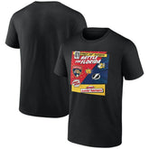 Florida Panthers vs. Tampa Bay Lightning 2025 Stanley Cup Playoffs Rivalry Comic Pop T-Shirt
