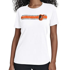 Baltimore Orioles Starter Women's Team Stripe T-Shirt - White