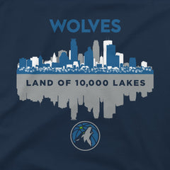 Minnesota Timberwolves Stadium Essentials Cities T-Shirt - Navy sale