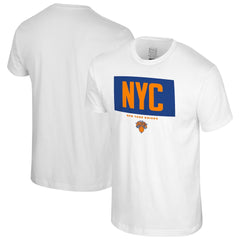 New York Knicks Stadium Essentials Crossbar T-Shirt - White discount