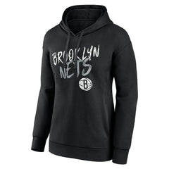 Brooklyn Nets Women's Hustle Custom Pullover Hoodie - Black for sale