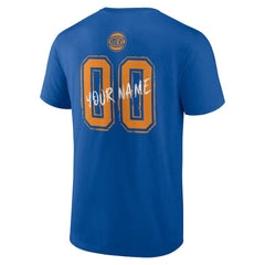 New York Knicks Hustle Custom T-Shirt - Blue online