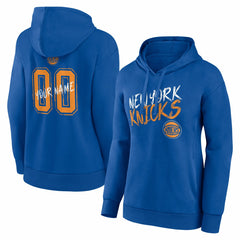 New York Knicks Women's Hustle Custom Pullover Hoodie - Blue for sale