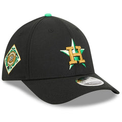Houston Astros 2026 St. Patrick's Day 39THIRTY Flex Hat - Black | New Era