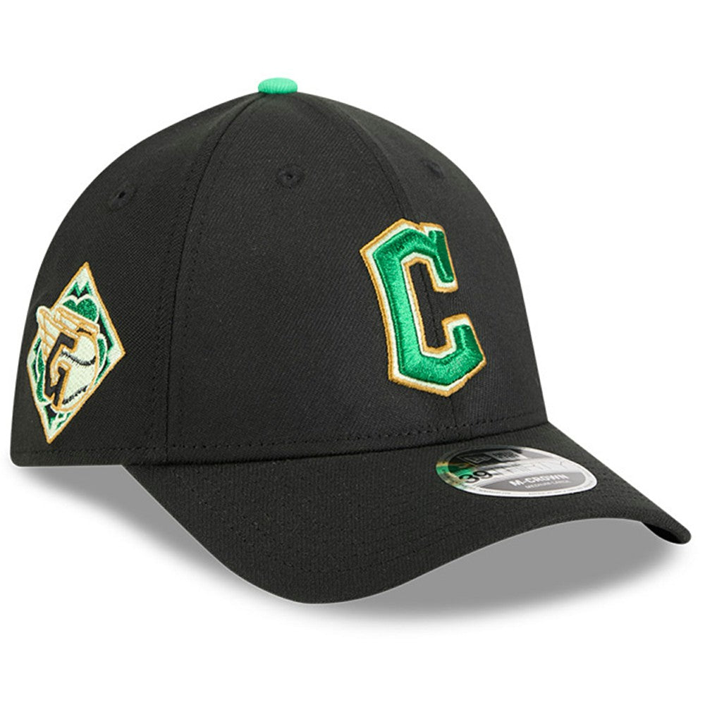 Cleveland Guardians 2026 St. Patrick's Day 39THIRTY Flex Hat - Black | New Era