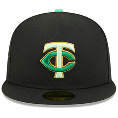 Minnesota Twins 2026 St. Patrick's Day 59FIFTY Fitted Hat - Black | New Era