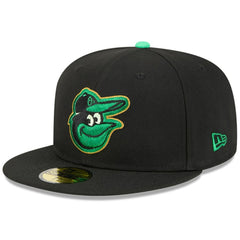 Baltimore Orioles 2026 St. Patrick's Day 59FIFTY Fitted Hat - Black | New Era