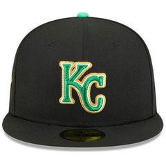 Kansas City Royals 2026 St. Patrick's Day 59FIFTY Fitted Hat - Black | New Era