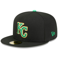 Kansas City Royals 2026 St. Patrick's Day 59FIFTY Fitted Hat - Black | New Era