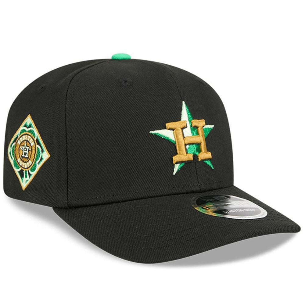 Houston Astros 2026 St. Patrick's Day 9SEVENTY Adjustable Hat - Black | New Era