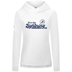Tampa Bay Lightning Levelwear Women's Slender Monument Raglan Pullover Hoodie