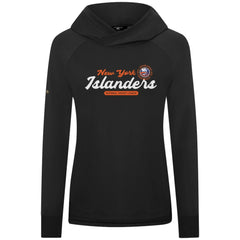 New York Islanders Levelwear Women's Slender Monument Raglan Pullover Hoodie