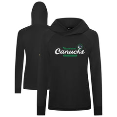 Vancouver Canucks Levelwear Women's Slender Monument Raglan Pullover Hoodie