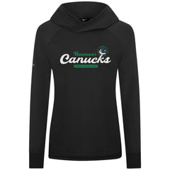 Vancouver Canucks Levelwear Women's Slender Monument Raglan Pullover Hoodie