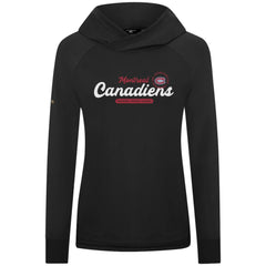 Montreal Canadiens Levelwear Women's Slender Monument Raglan Pullover Hoodie