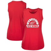 Detroit Red Wings Levelwear Women's Macy Banner Arch Tank Top