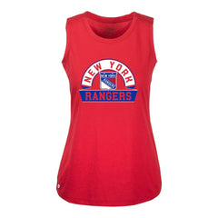 New York Rangers Levelwear Women's Macy Banner Arch Tank Top