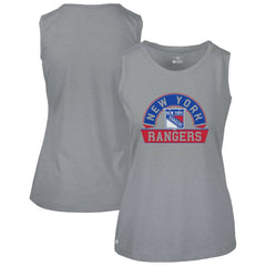 New York Rangers Levelwear Women's Macy Banner Arch Tank Top