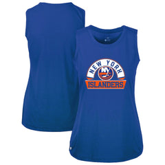 New York Islanders Levelwear Women's Macy Banner Arch Tank Top