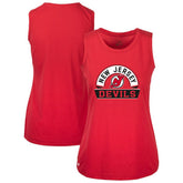 New Jersey Devils Levelwear Women's Macy Banner Arch Tank Top
