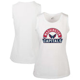 Washington Capitals Levelwear Women's Macy Banner Arch Tank Top