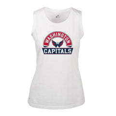 Washington Capitals Levelwear Women's Macy Banner Arch Tank Top