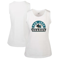 San Jose Sharks Levelwear Women's Macy Banner Arch Tank Top