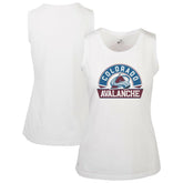 Colorado Avalanche Levelwear Women's Macy Banner Arch Tank Top