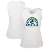 Vancouver Canucks Levelwear Women's Macy Banner Arch Tank Top