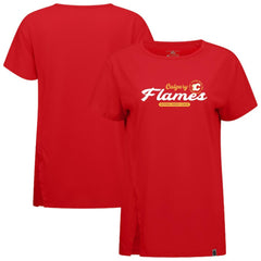 Calgary Flames Levelwear Women's Influx Monument T-Shirt