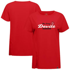 New Jersey Devils Levelwear Women's Influx Monument T-Shirt