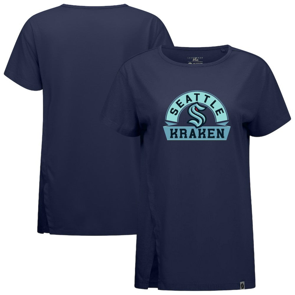 Seattle Kraken Levelwear Women's Influx Banner Arch T-Shirt