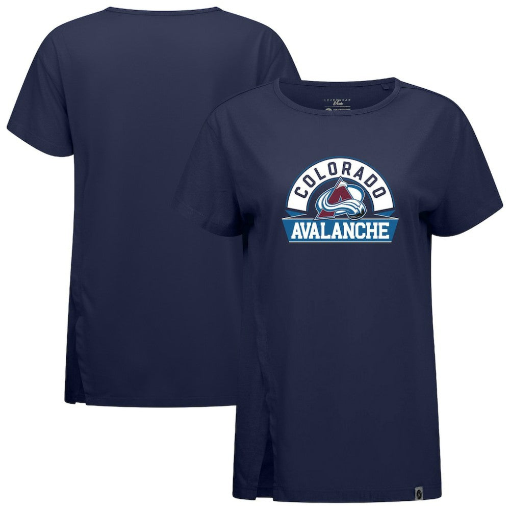 Colorado Avalanche Levelwear Women's Influx Banner Arch T-Shirt