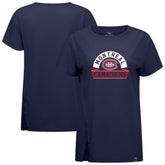 Montreal Canadiens Levelwear Women's Influx Banner Arch T-Shirt