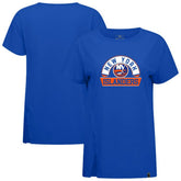 New York Islanders Levelwear Women's Influx Banner Arch T-Shirt