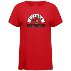 Ottawa Senators Levelwear Women's Influx Banner Arch T-Shirt