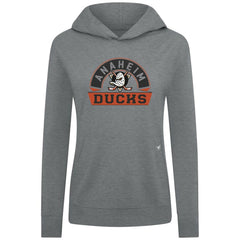Anaheim Ducks Levelwear Women's Relay Banner Arch Pullover Hoodie