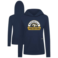 Nashville Predators Levelwear Women's Relay Banner Arch Pullover Hoodie
