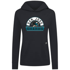 San Jose Sharks Levelwear Women's Relay Banner Arch Pullover Hoodie